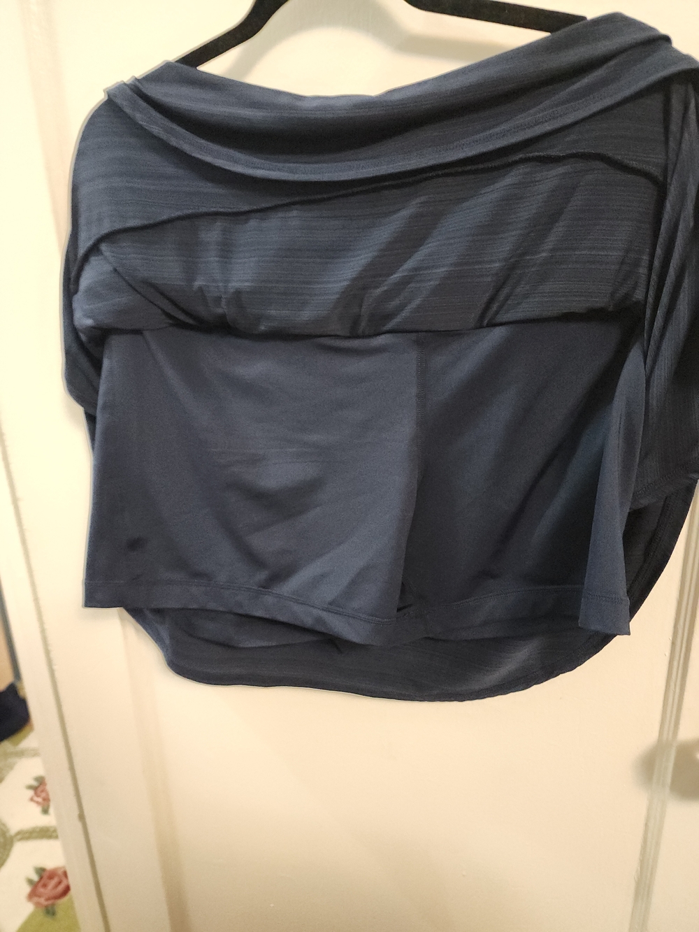 Tiered Navy Blue Women's Skort - Picture 2 of 5